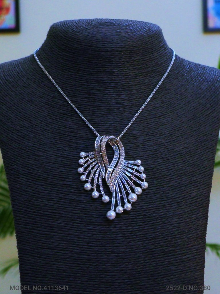 Lab Created Diamond Pendants - View A