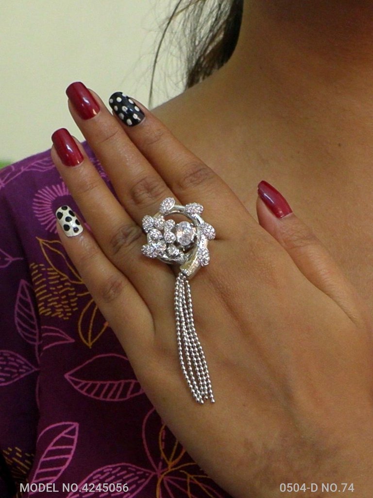 Party Wear CZ Ring - Style 1 - Amaara World