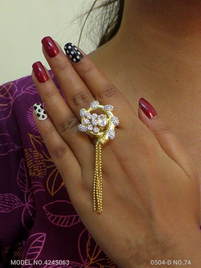 Party Wear CZ Ring - Style 8 - Amaara World