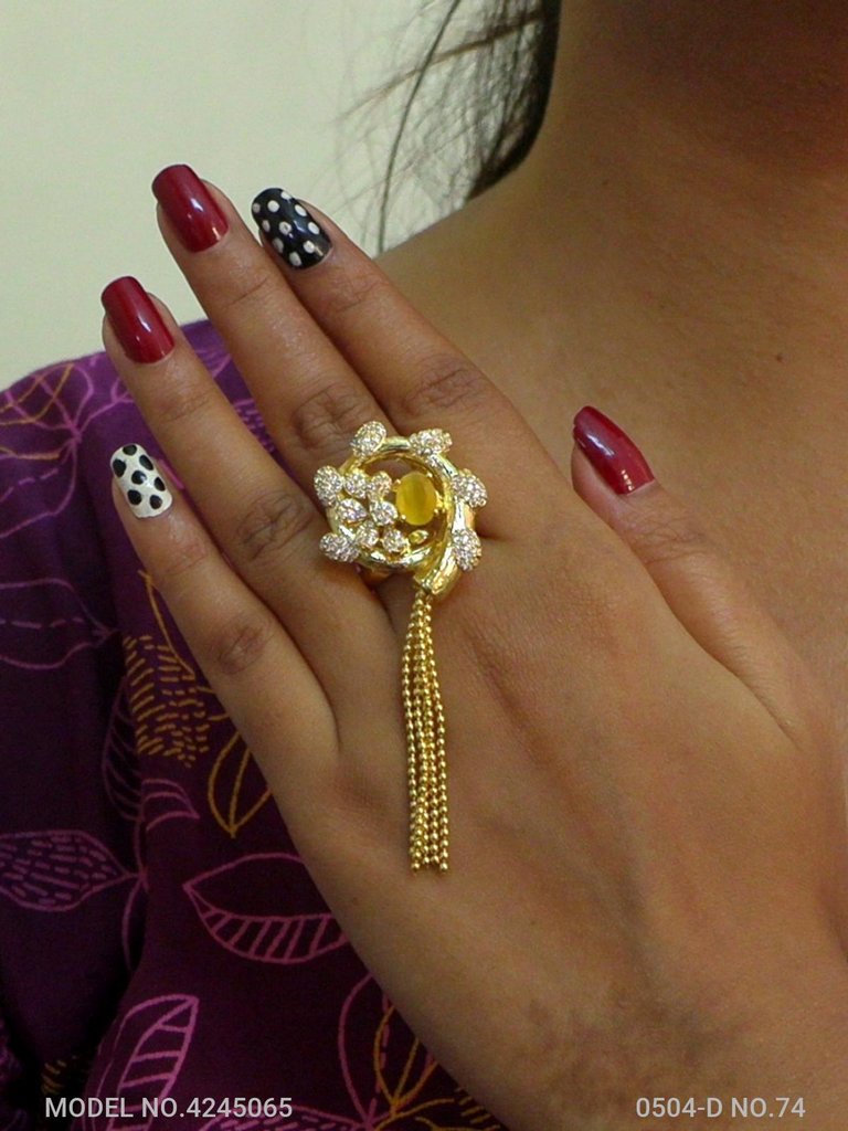 Party Wear CZ Ring - Style 10 - Amaara World