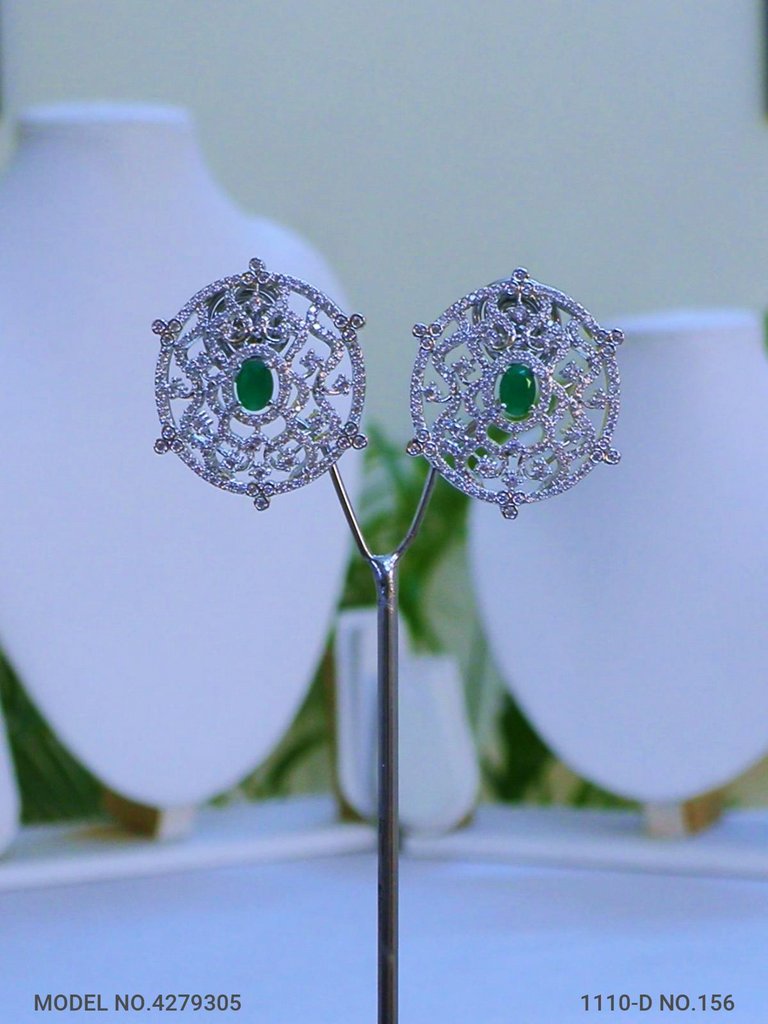 Pure handcrafted Studded Zircon | Fashion Studs - Style 2 - Amaara World