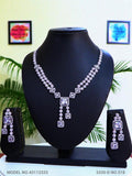 Classic yet Trendy | Cz Fashion Necklace Set - Amaara World