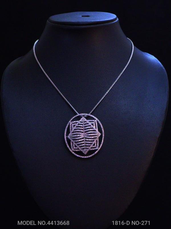 Fine Fashion Classic Pendant Set - View 2 - Amaara World