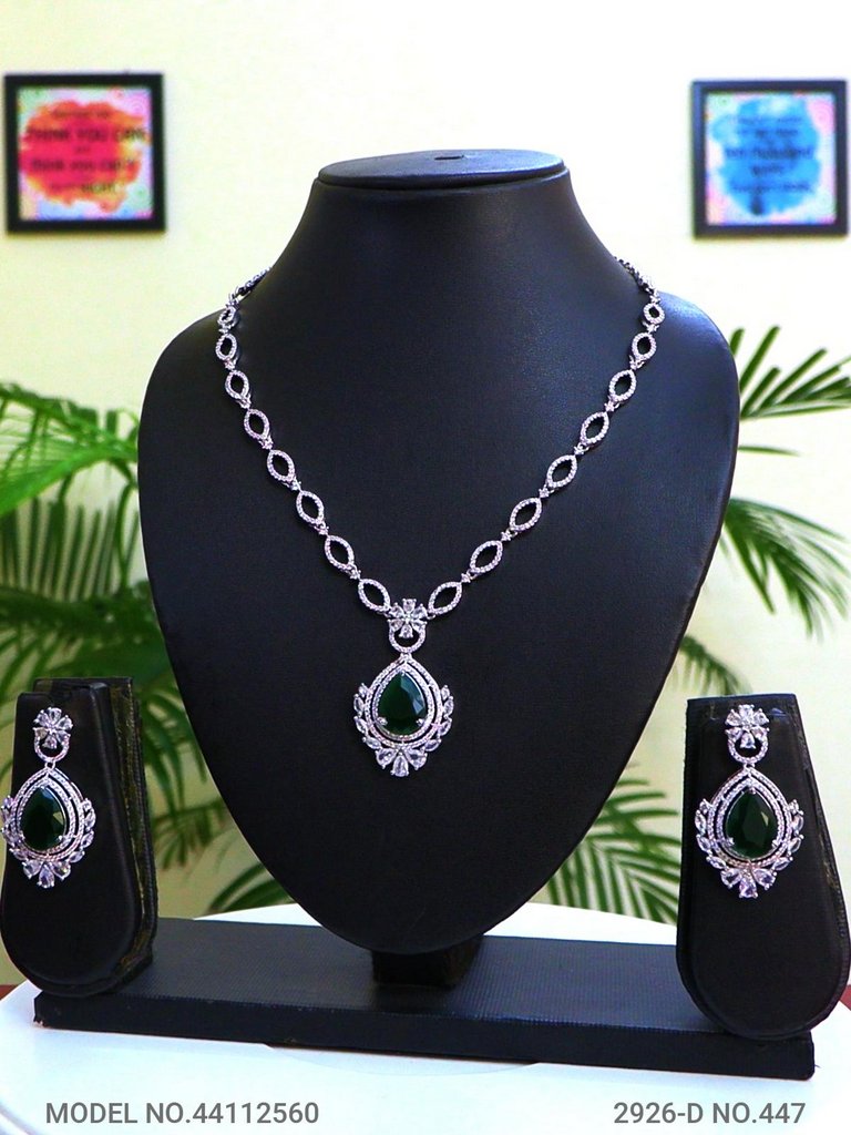 Cz Jewelry Set | Classic Pattern - Amaara World