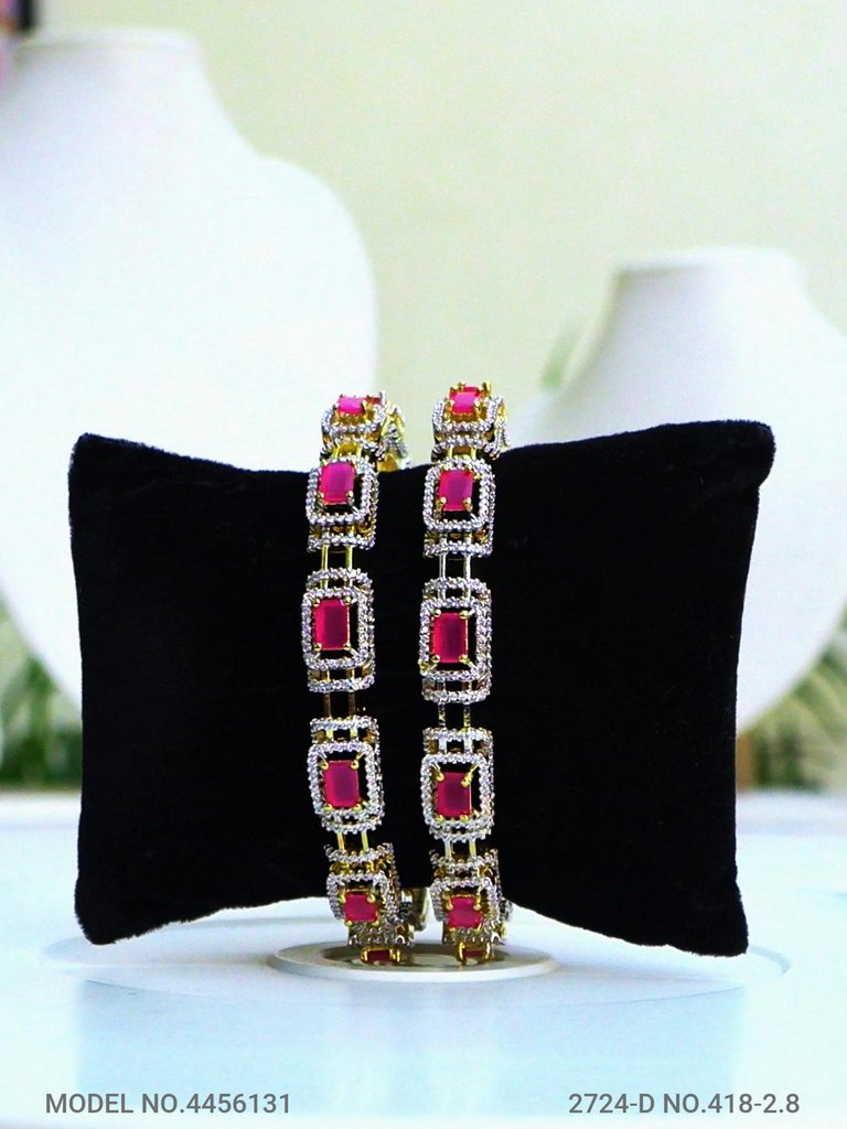 Shine Wave Bangles - Amaara World