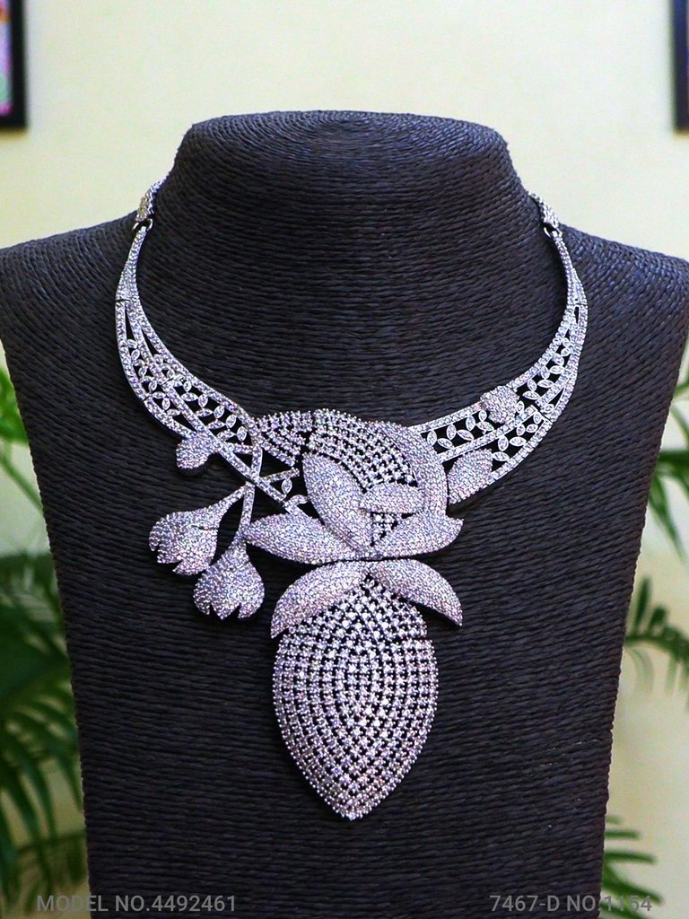 Gift Necklace Set in CZ - View A