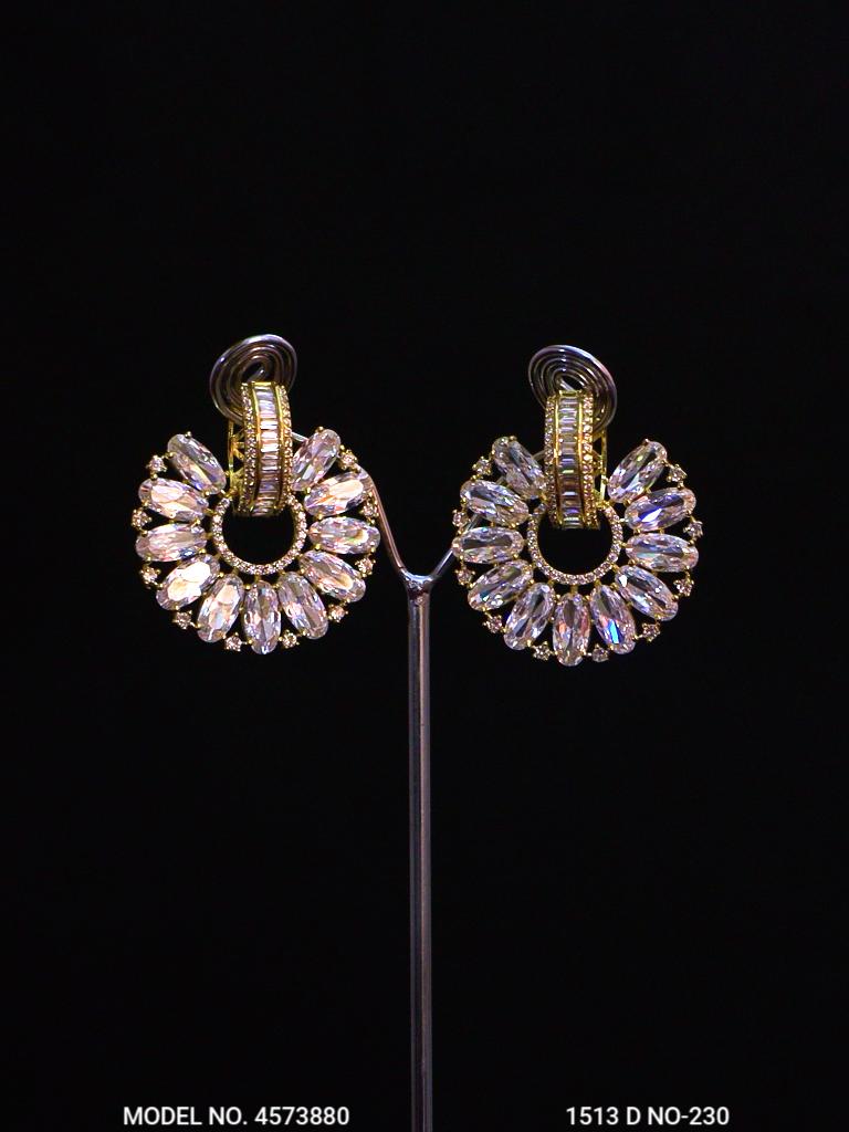 Designer Handmade Cz Earrings - Amaara World