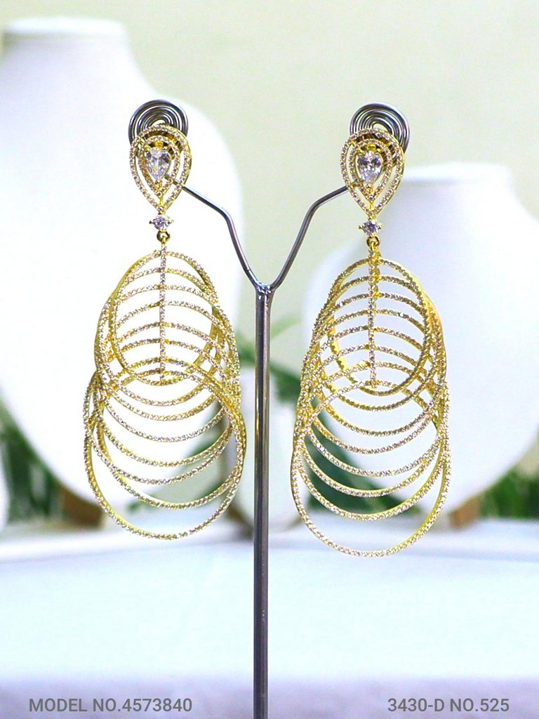 Real Zircon | Fashion AD Earrings - Amaara World