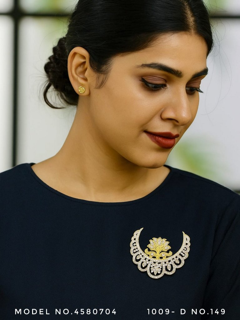 CZ Brooch - Style 2 - Amaara World