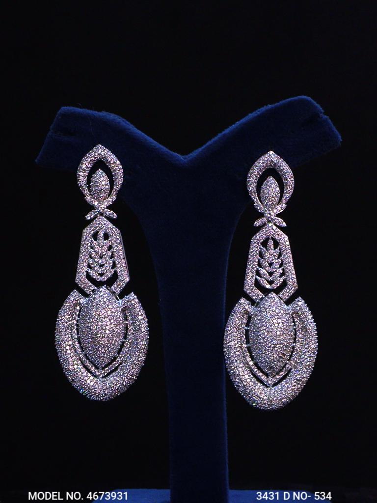 Designer Handmade Cz Earrings - Amaara World