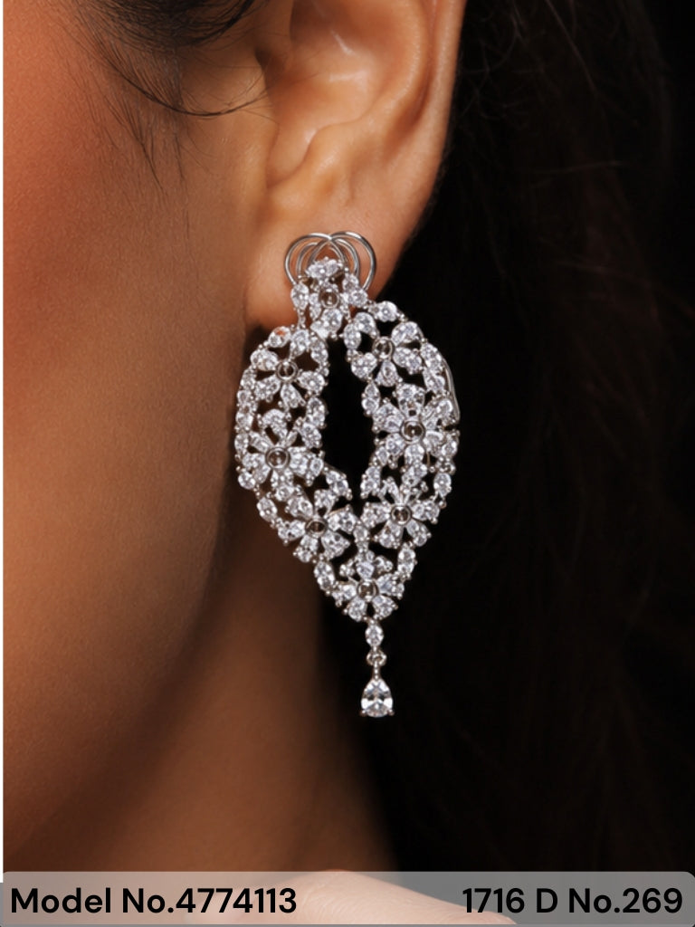 Real Zircon | Fashion AD Earrings - Amaara World