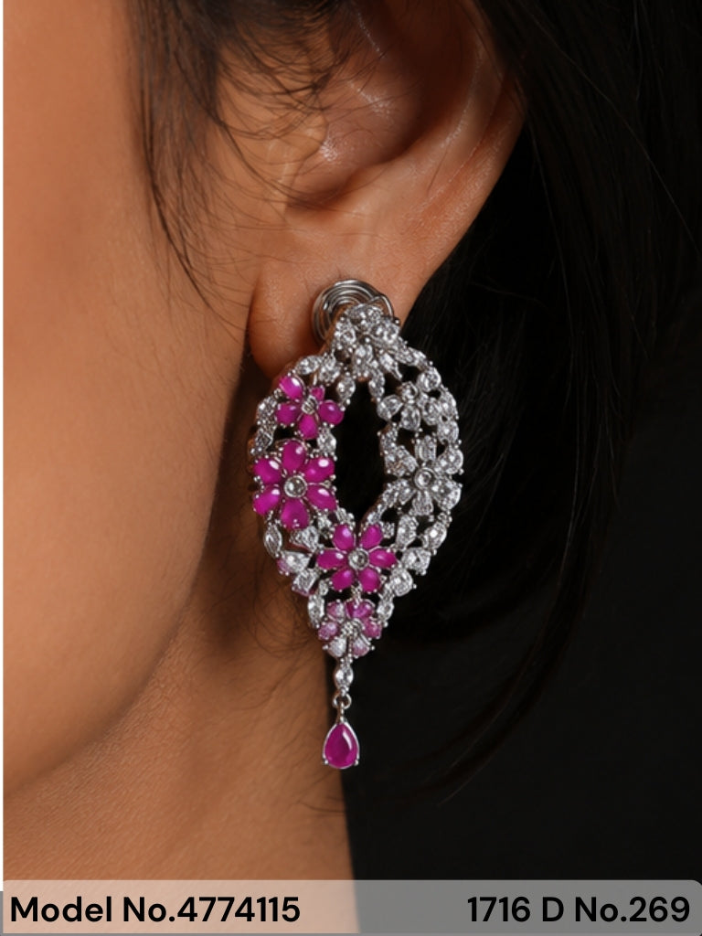 Real Zircon | Fashion AD Earrings - Amaara World