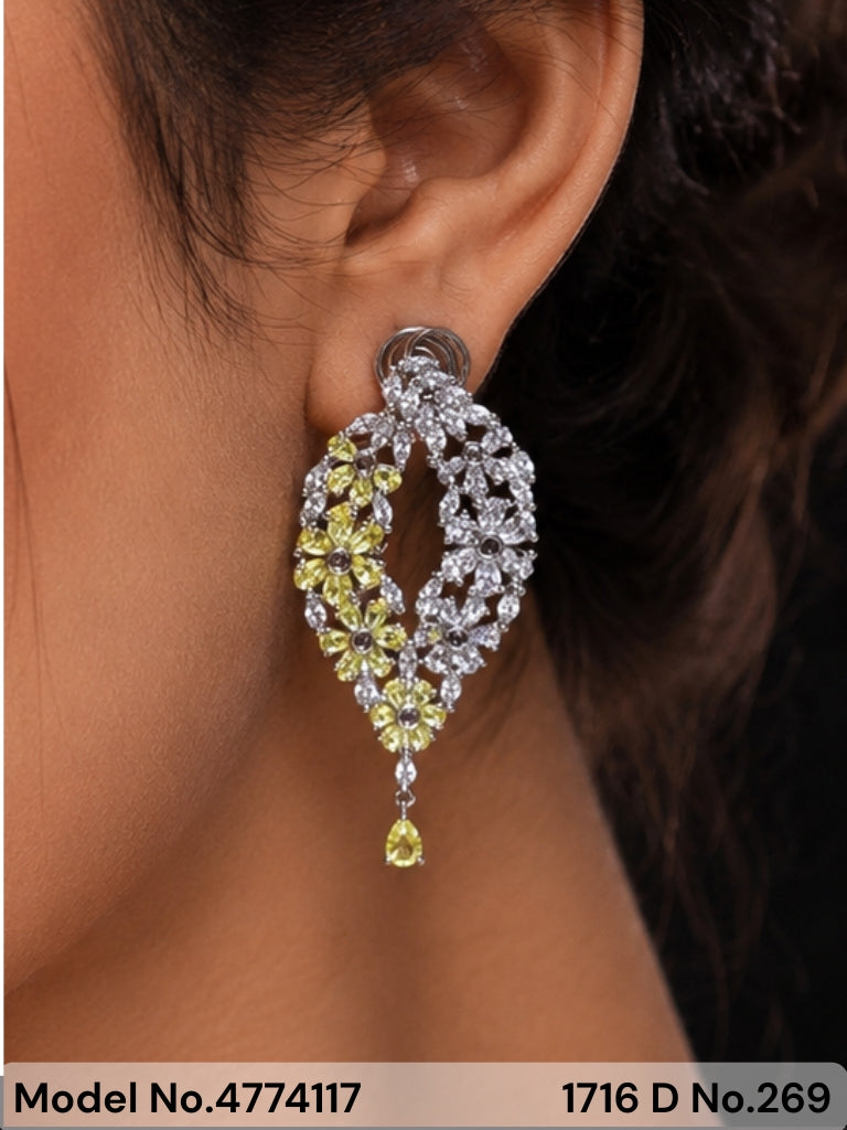 Real Zircon | Fashion AD Earrings - Amaara World