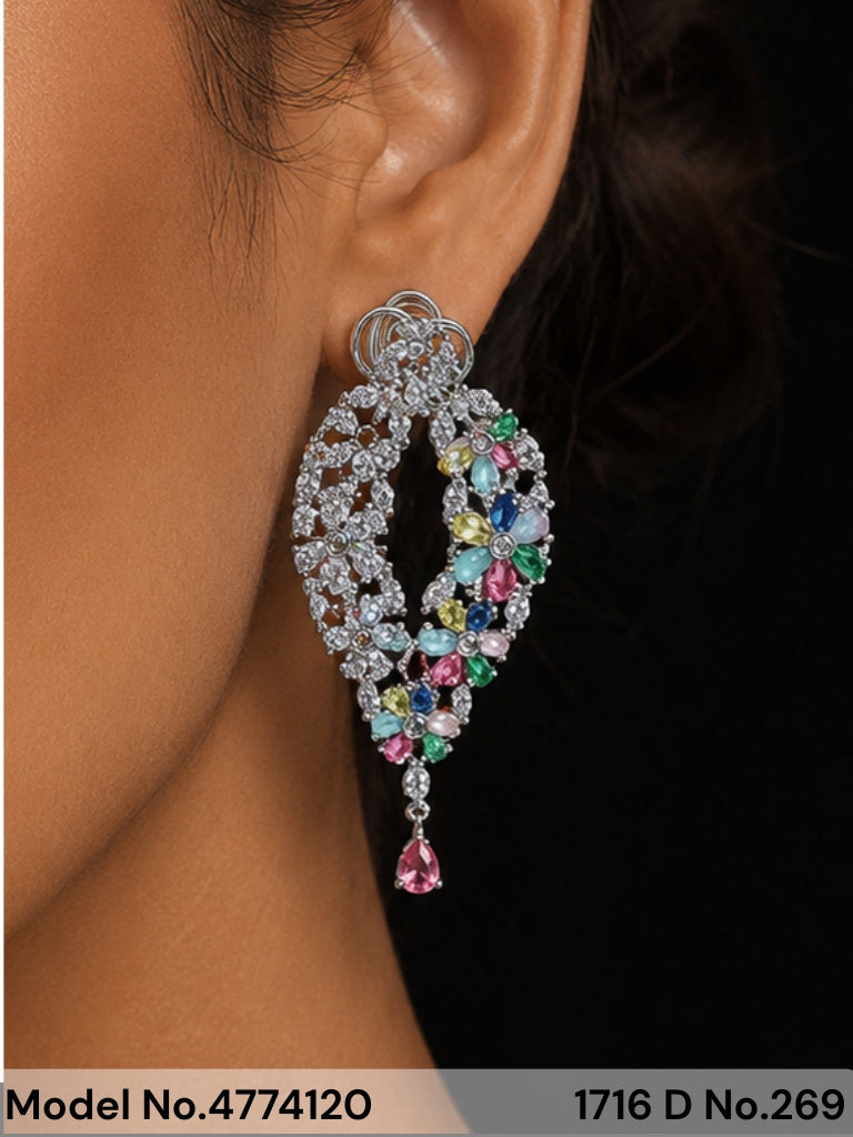 Real Zircon | Fashion AD Earrings - Amaara World