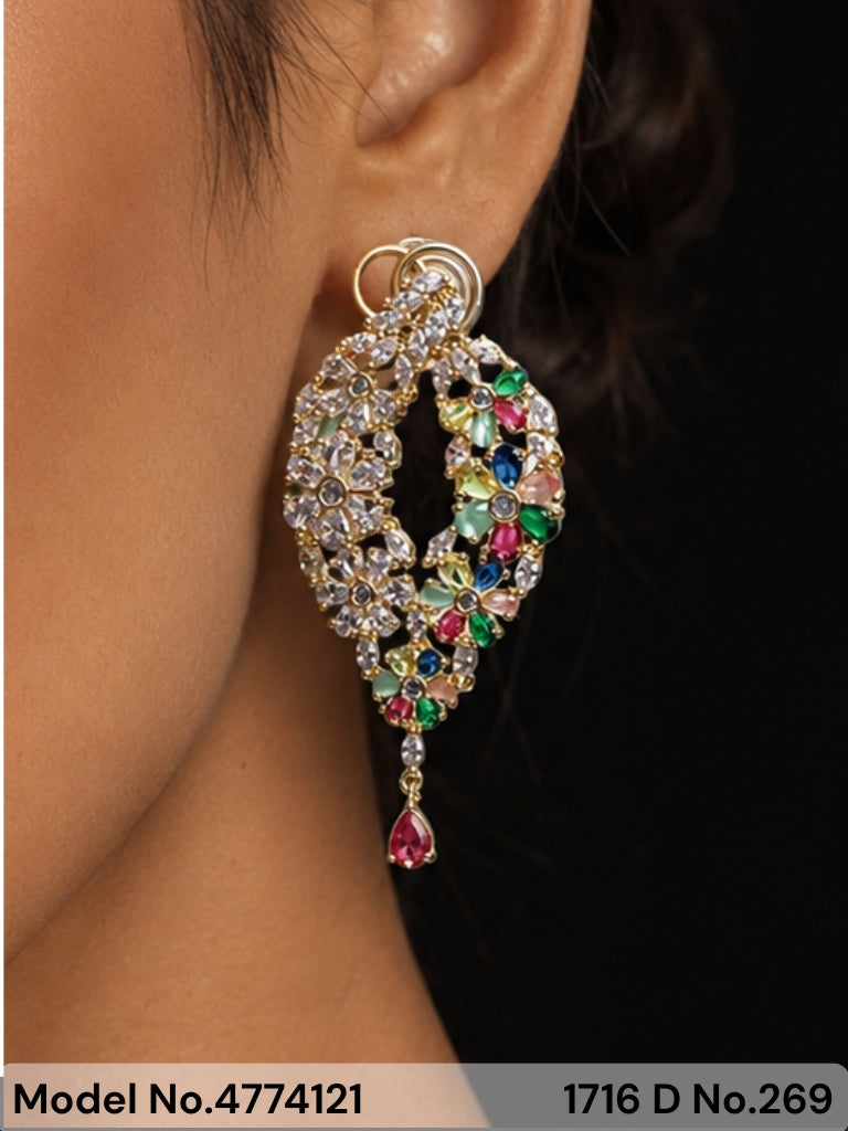 Real Zircon | Fashion AD Earrings - Amaara World