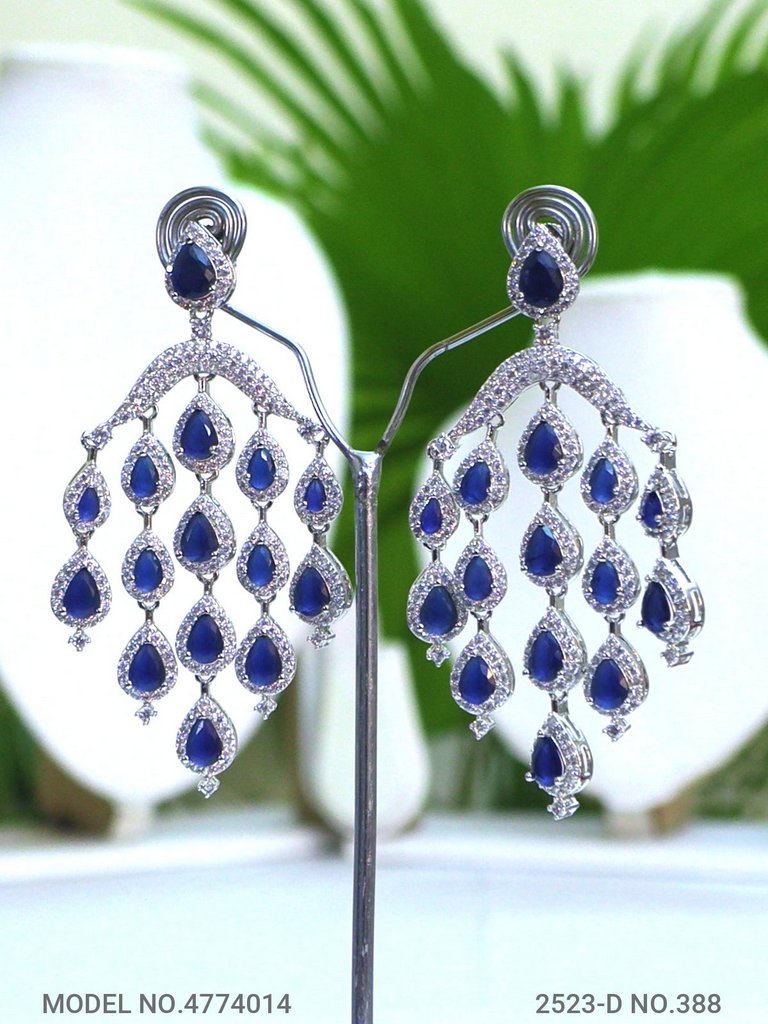 Diamond Replica Long Earrings - Amaara World