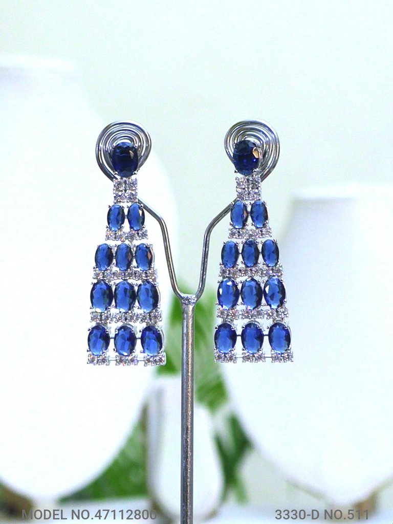 Made In India | Diamond Styled Jewellery Set - View B