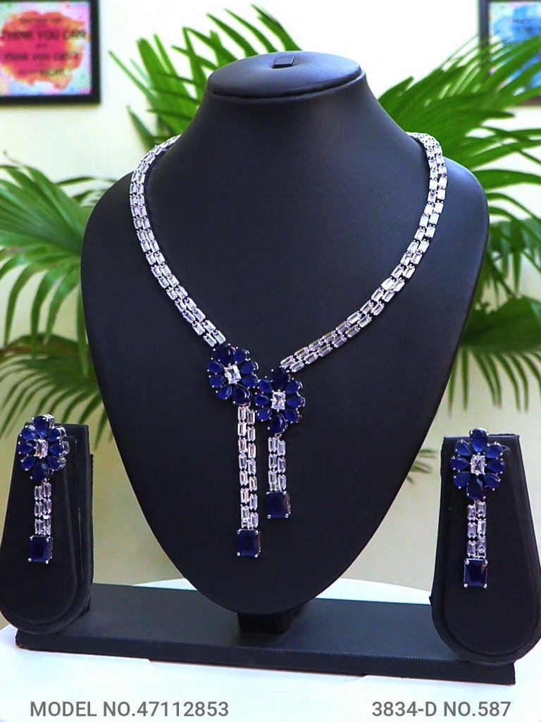 Original Cubic Zircon | Classic Necklace Set - View A