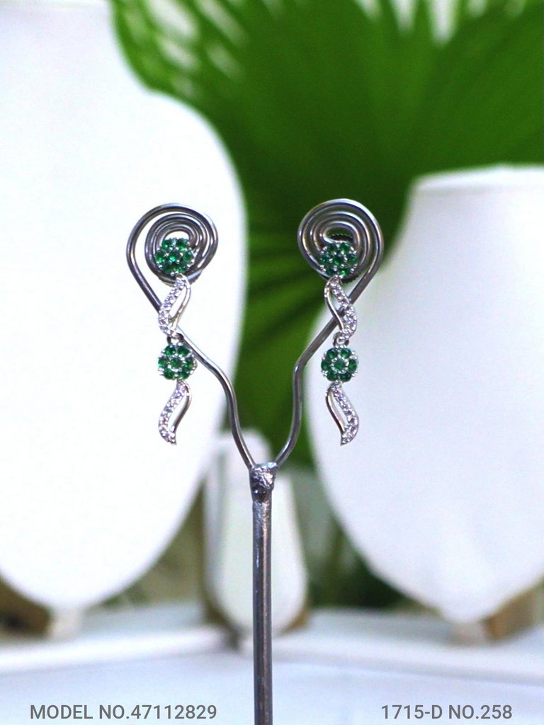 Classic Cz Jewelry Set with Earrings - View B