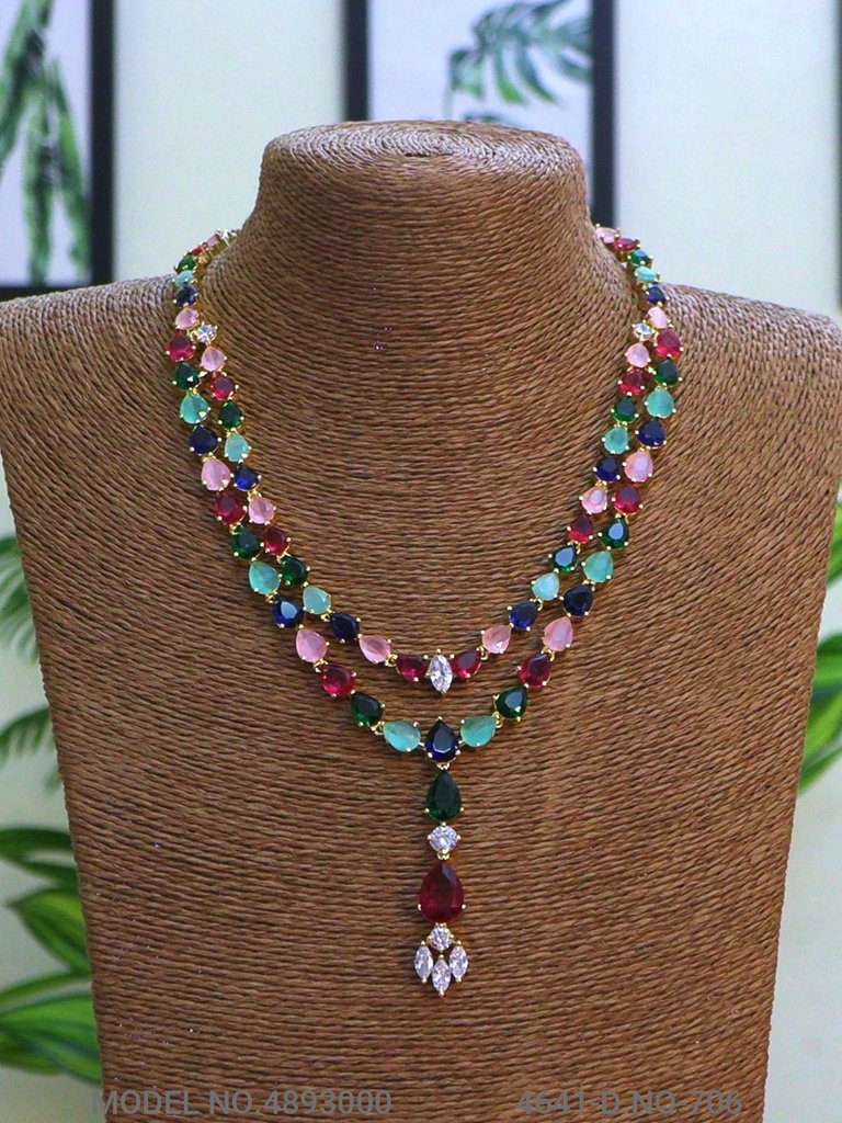 Original Cz Traditional Necklace - View A