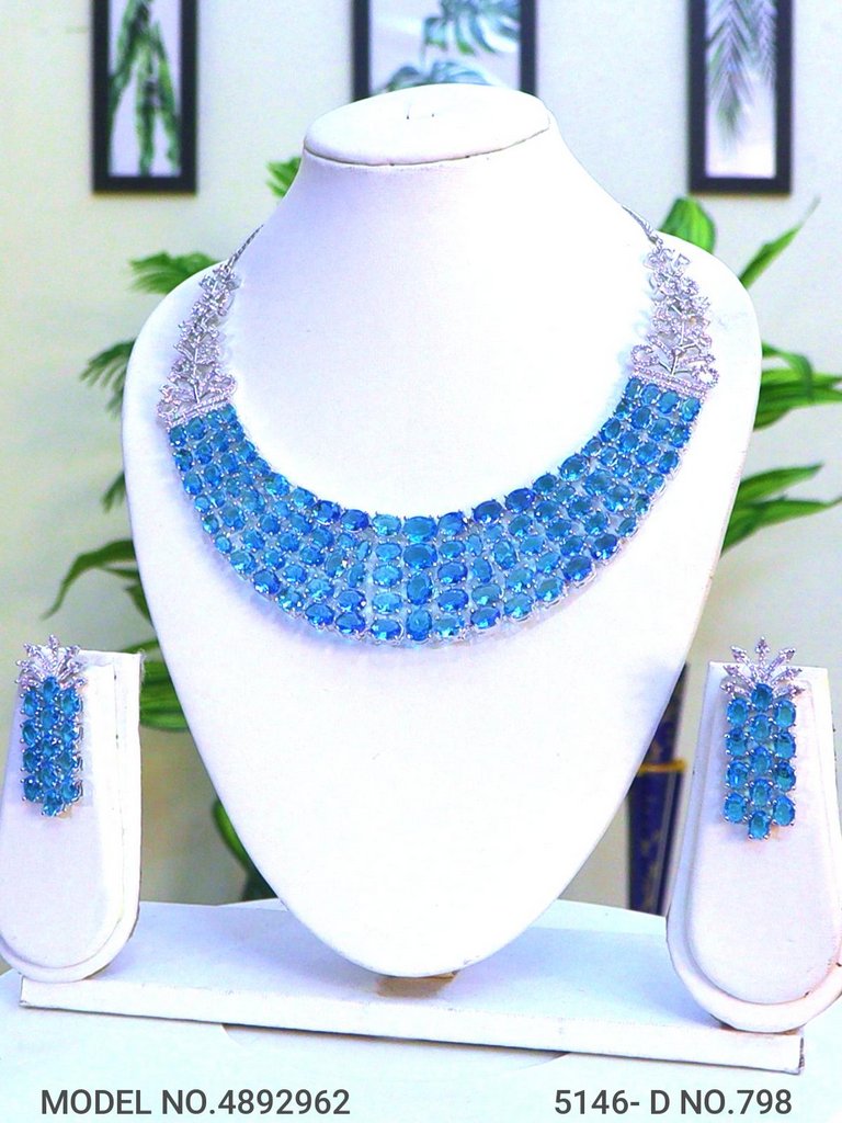 Original Zircon Necklace Set - Amaara World USA - SKU 4892962