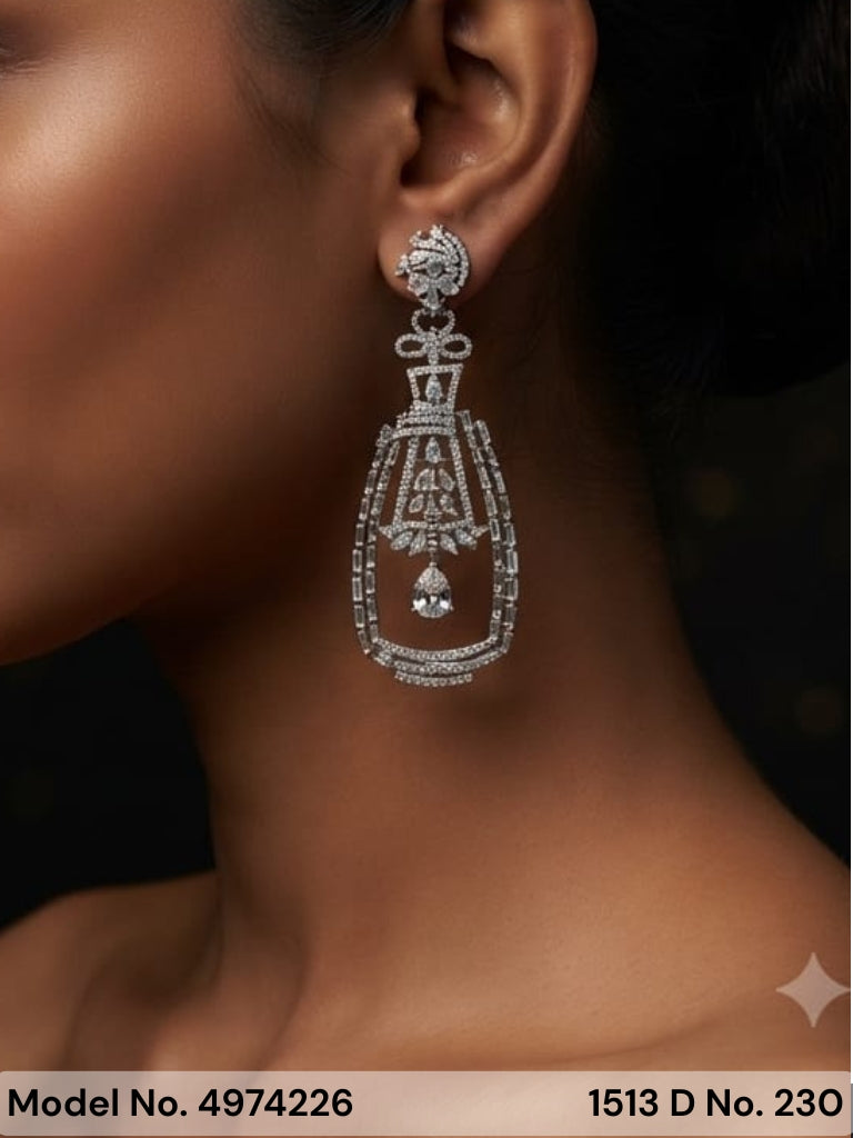 Cz Earrings - Amaara World