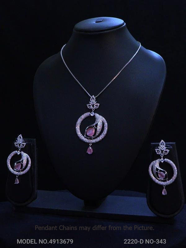 Original Cubic Zircon | Classic Pendant Set - Style 5 - Amaara World
