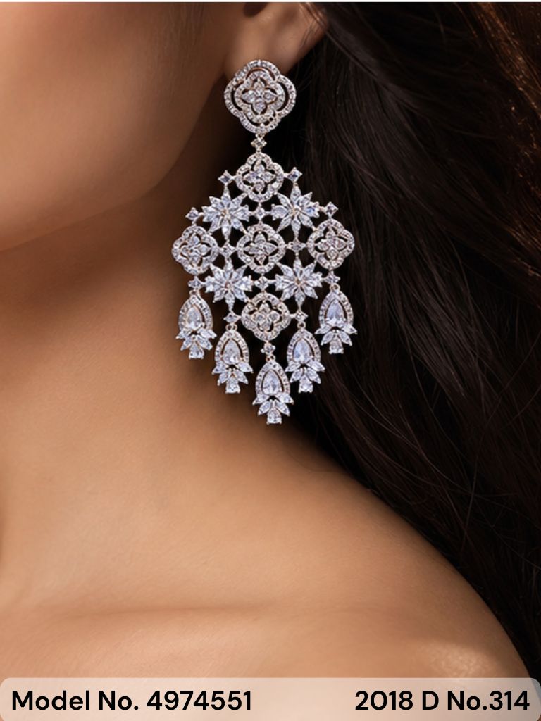 Real Zircon | Fashion AD Earrings - Amaara World