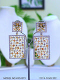 Original Zircon Long Earrings