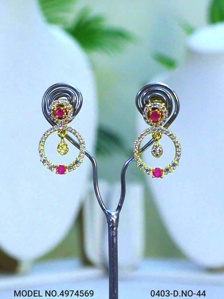 Designer Handmade Cz Earrings - Amaara World