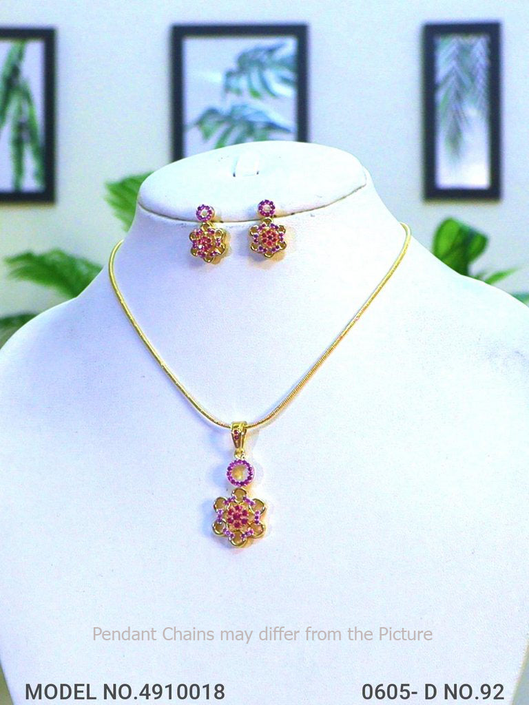 Fine Fashion Classic Pendant Set - Style 2 - Amaara World