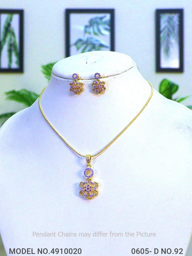 Fine Fashion Classic Pendant Set - Style 4 - Amaara World