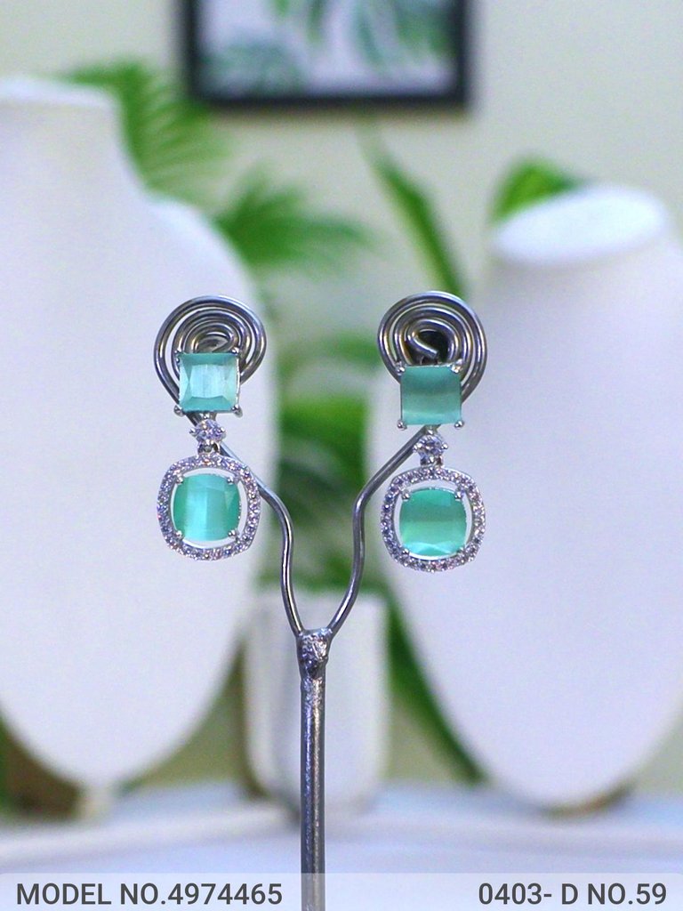 Diamond Replica Long Earrings - Amaara World