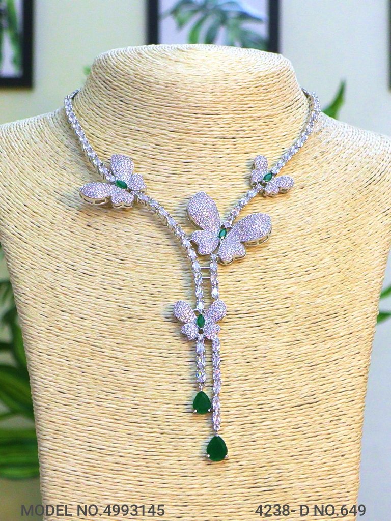 Gift Necklace Set in CZ - View A