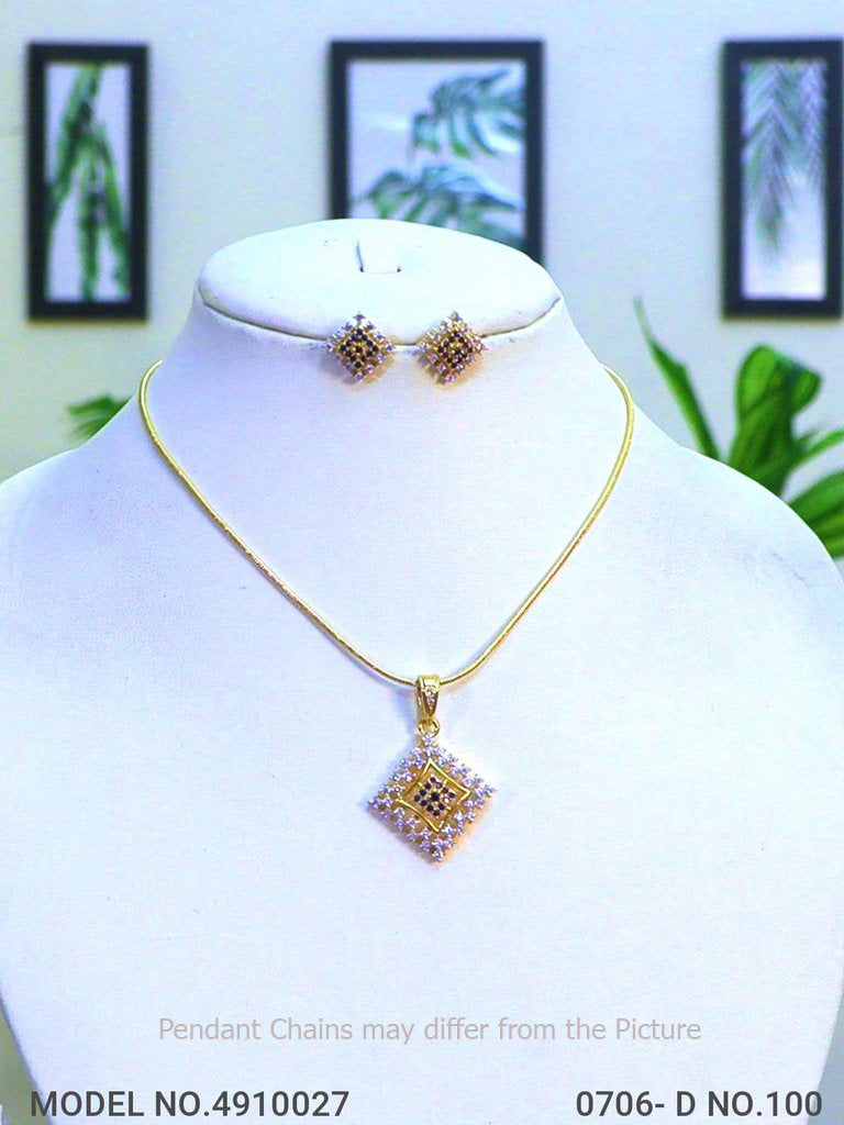 Original Cubic Zircon | Classic Pendant Set - Amaara World