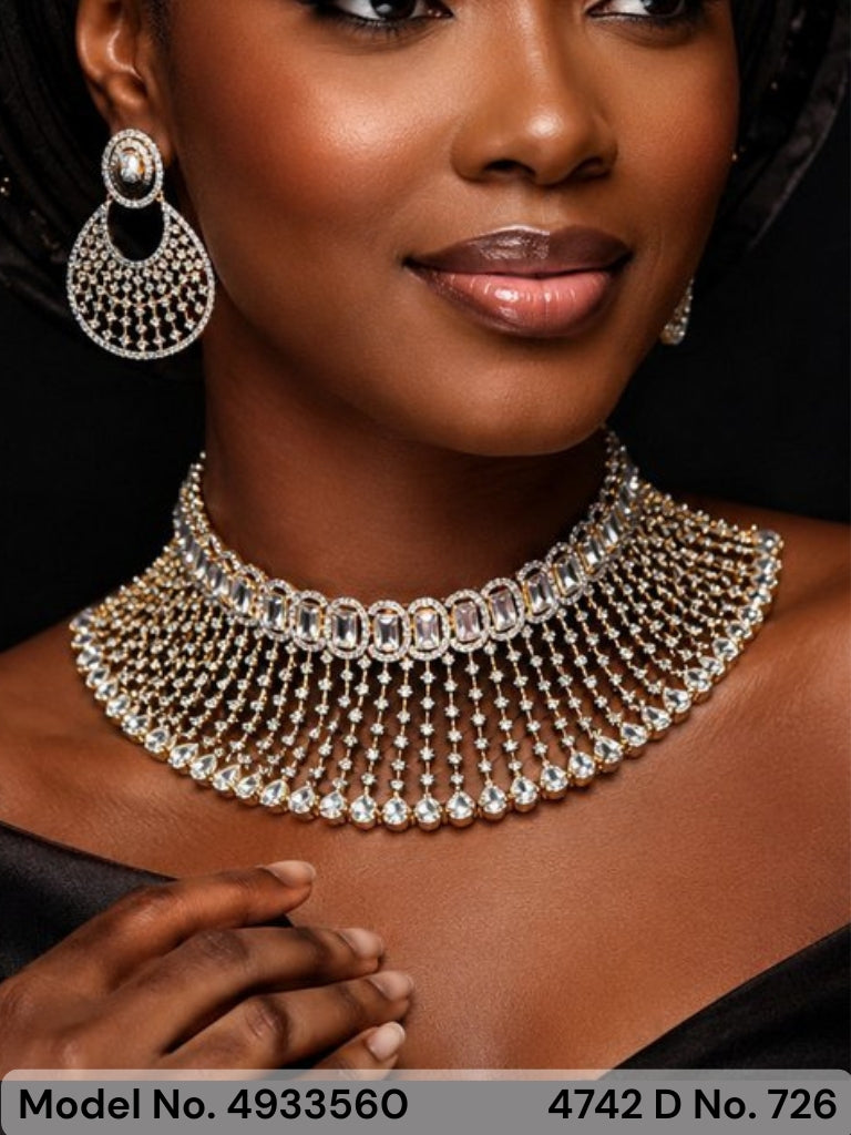 Imitation Diamond Cz Jewelry Set - Amaara World