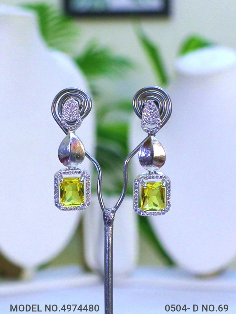 American Diamond Earrings - Amaara World