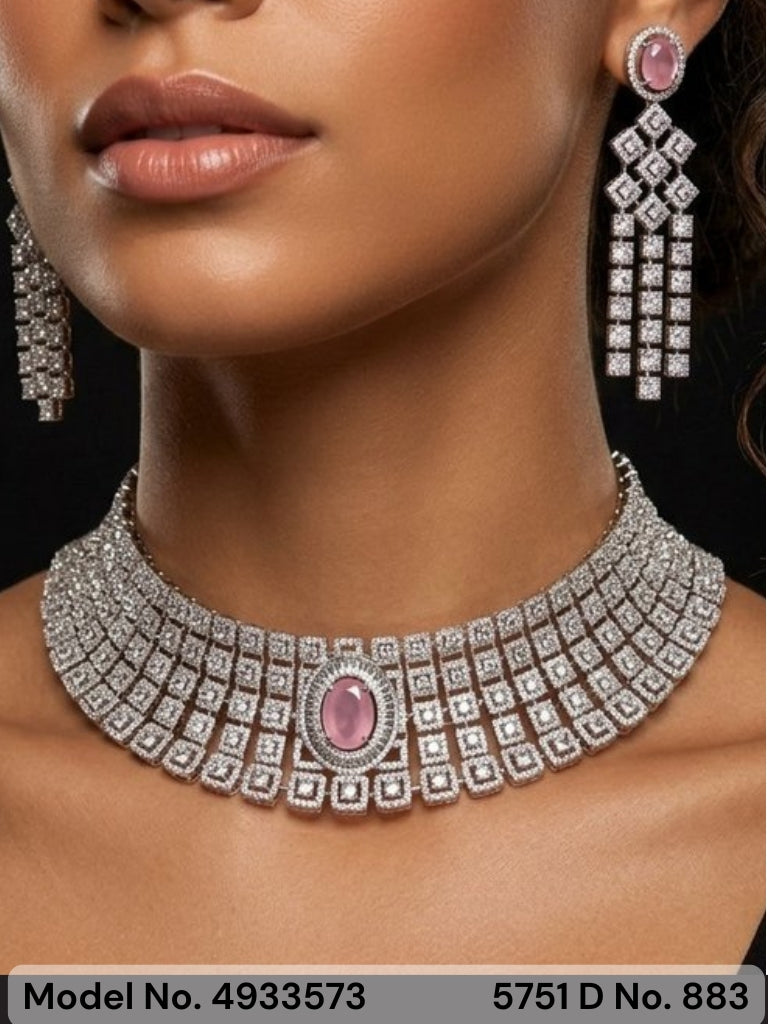Necklace Set with Classic earrings - Amaara World