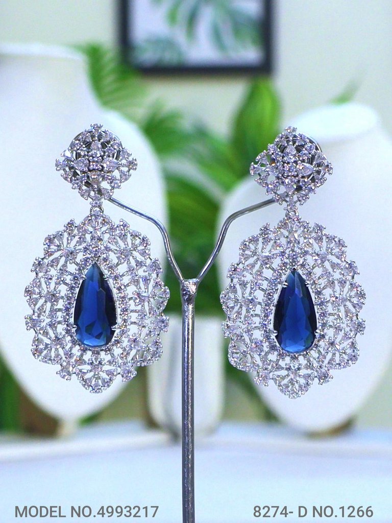 Traditional Design | American Diamond Jewelry Set - View B
