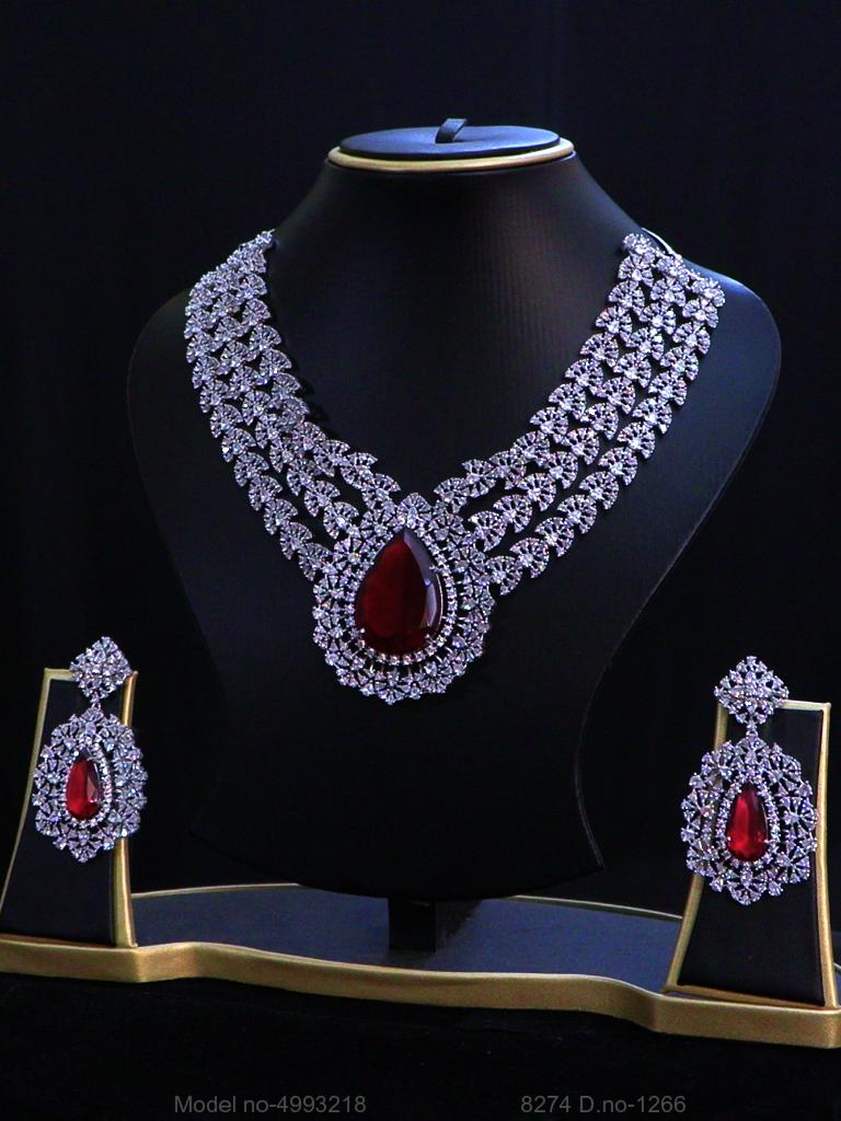 Gift Necklace Set in CZ - Amaara World