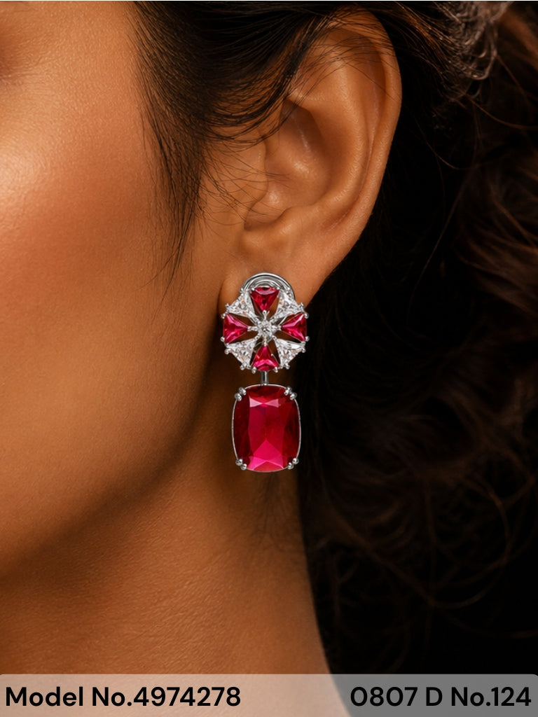 CZ Earrings - Amaara World