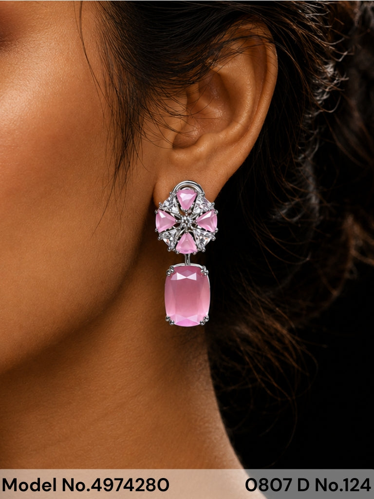 CZ Earrings - Amaara World