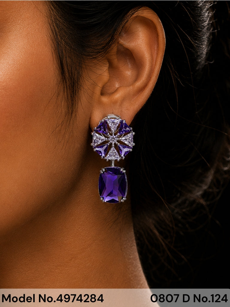 CZ Earrings - Amaara World