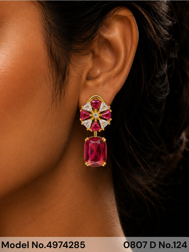 CZ Earrings - Amaara World
