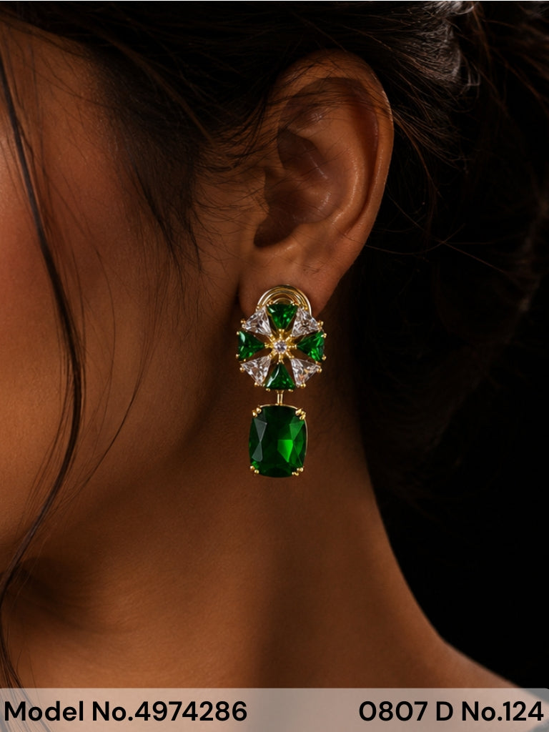 CZ Earrings - Amaara World