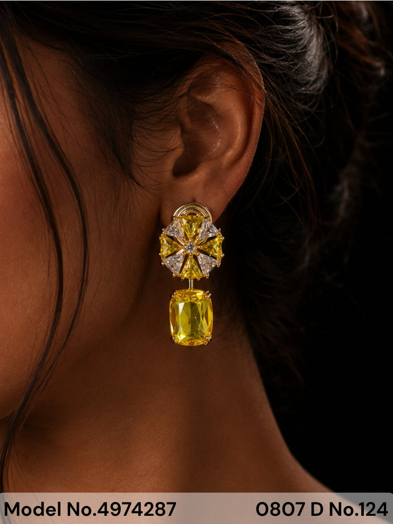 CZ Earrings - Amaara World