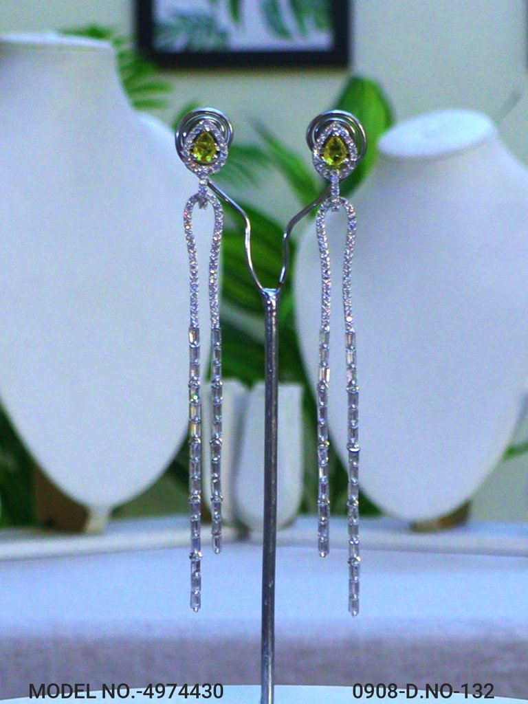 Earrings made of Cubic Zircons - Amaara World