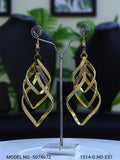 Cz Designer Long Earrings