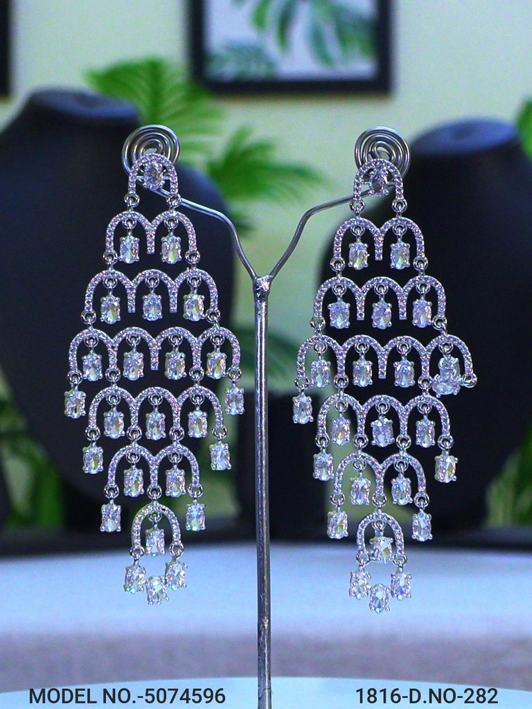 Partywear statement Earrings - Amaara World