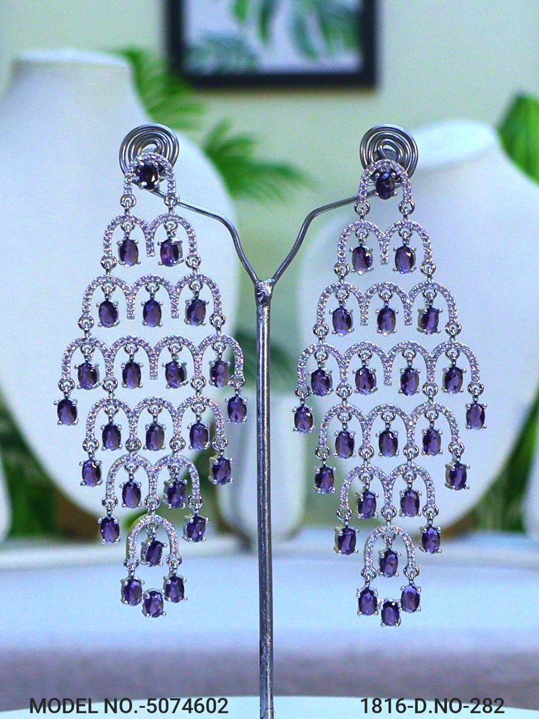 Artificial Diamond Earrings - Amaara World